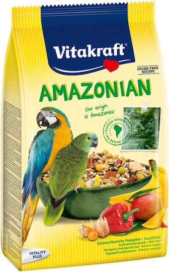 Vitakraft AMAZONIAN Birds Food for Big Parrots 750gr