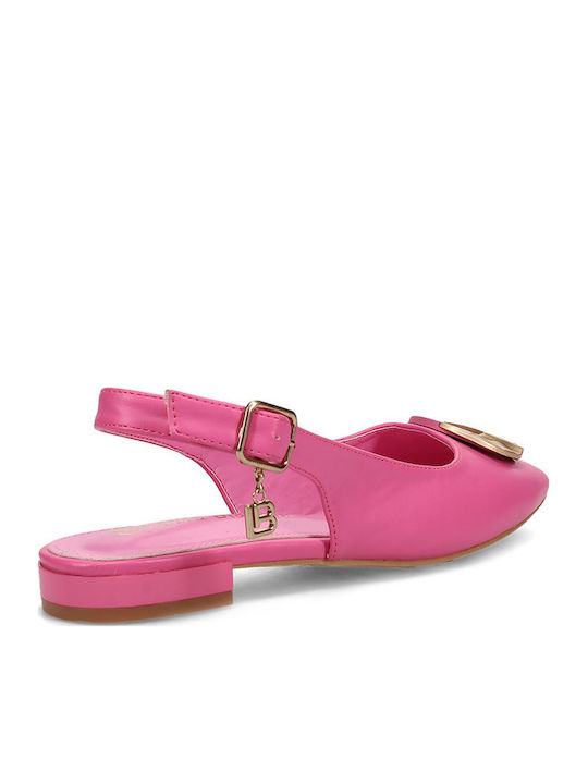 Slingback Ballerinas With strap Fuchsia
