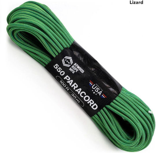 Atwood Rope Mfg Rope Diameter 4mm with Length 30m Red Rope Paracord 550 30m Blood Moon