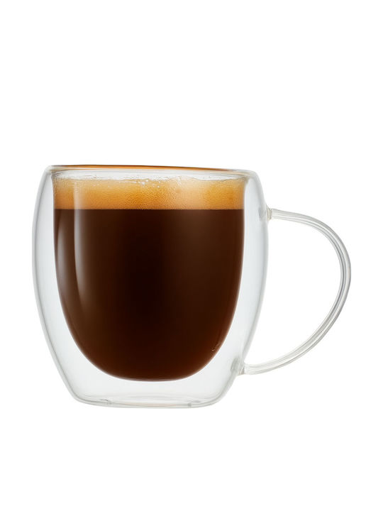 Ankor Φλιτζάνι Καφέ Γυάλινο Καφέ 250ml