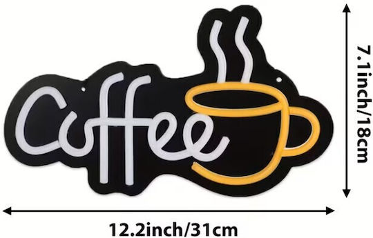 Inscris LED Cu o singură față 31x18cm