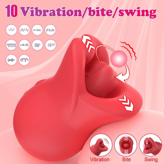 Lips 3 In 1 Mini Δονητής G-Spot 9cm Κόκκινος
