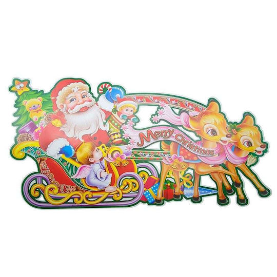 Decorațiune de Crăciun pentru Perete 3D 84*43cm
