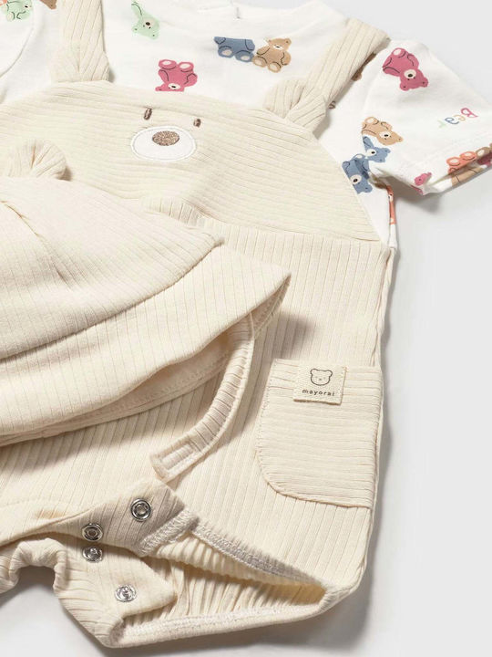 Mayoral Бебешко Боди Light Beige