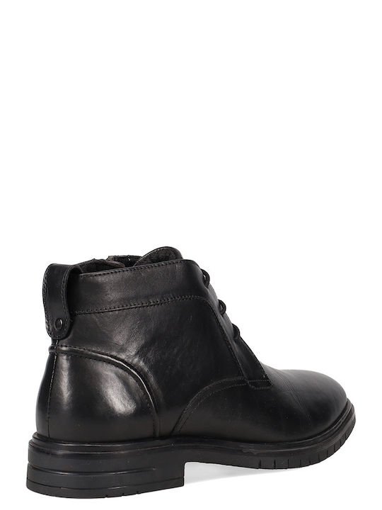 Leather Chukka Boots Black