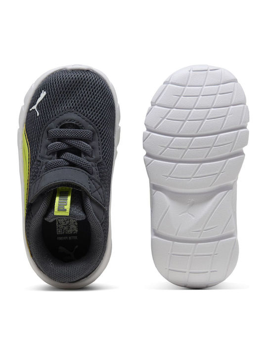 PUMA Flexfocus Kinder Sneakers mit Klettverschluss Schwarz