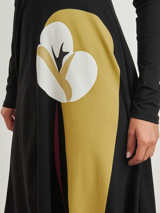 Dress Midi Φόρεμα Black