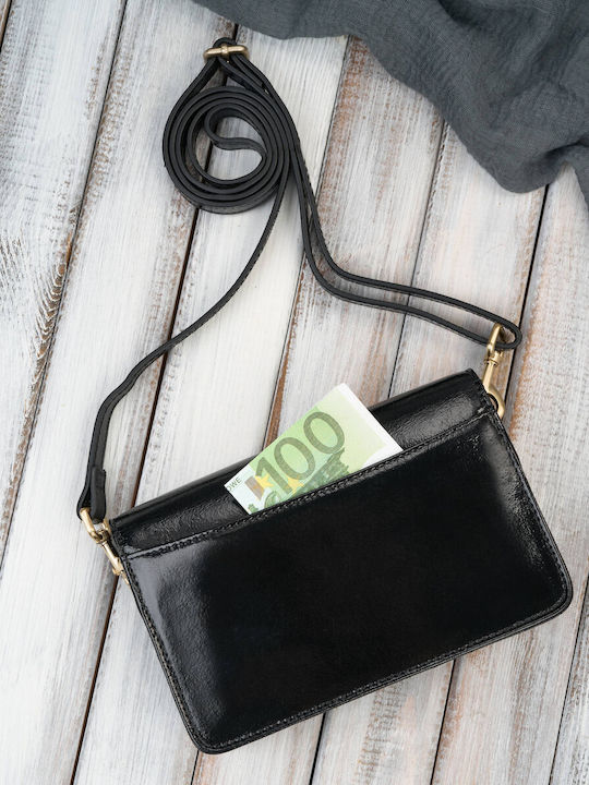 Leather Women's Bag Shoulder Black
