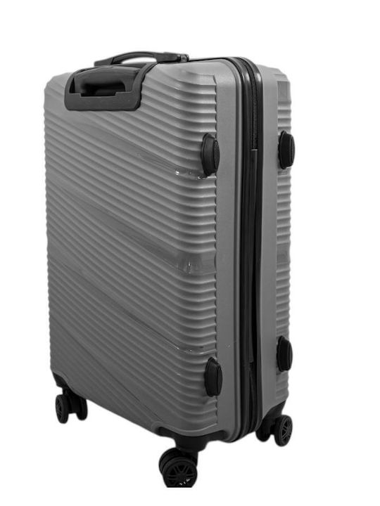Linea Valize De Călătorie Sigure Argintii Cu 4 Roți Set 3 Buc