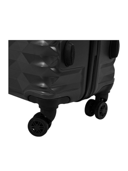 Hard Black Suitcases With 4 Wheels Set Of 3 Pieces