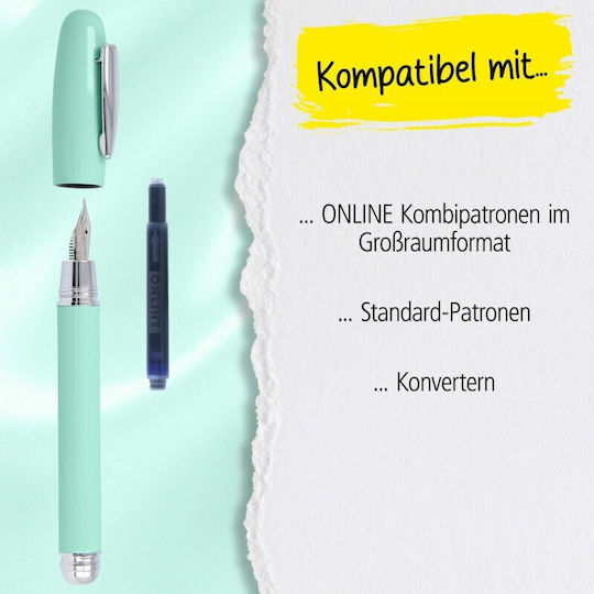 Online Stilou Turcoaz Cu Pană De Scris 38286 4014421382863 Vârf Medium