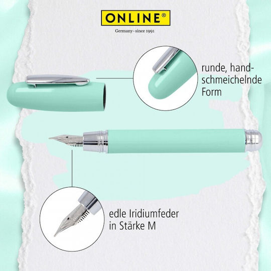 Online Stilou Turcoaz Cu Pană De Scris 38286 4014421382863 Vârf Medium