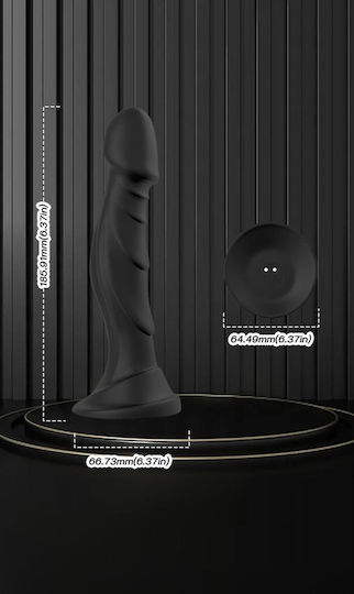 B-Series Joy Vibrator mit Fernbedienung 18.591cm Schwarz