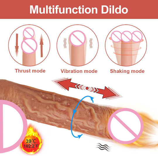 Lovesecret Realistic Vibrator cu Telecomandă 21.5cm Flesh