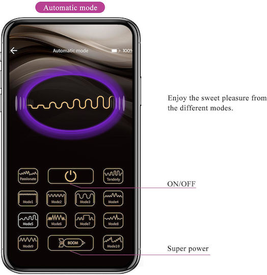 Pretty Love Poulsen App-controlled Δονητής Egg με Απομακρυσμένο Έλεγχο 17.7cm