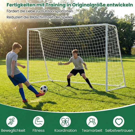 Costway Fußballtor 300x204x204cm