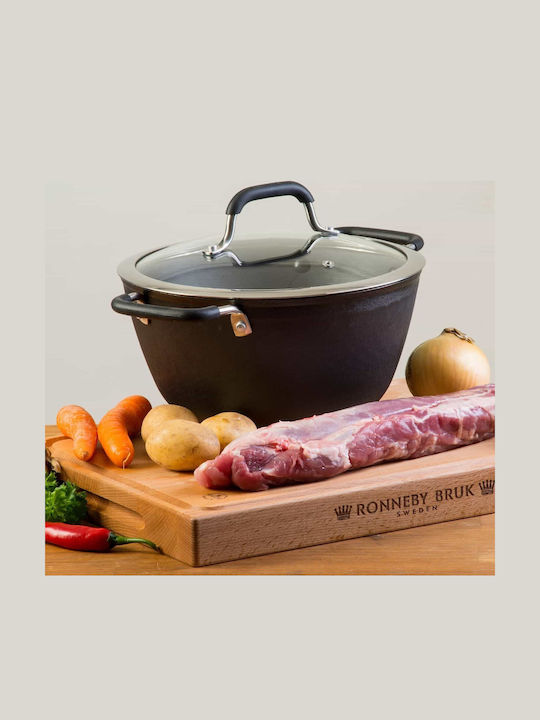 Ronneby Bruk Βαθιά Κατσαρόλα από Μαντέμι Ατμού 5lt / 26cm