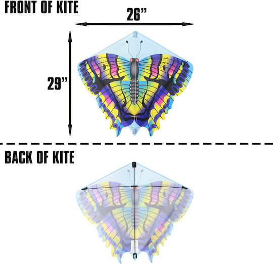X-Kites Kite Tesatura cu Coada 63x67cm 1buc