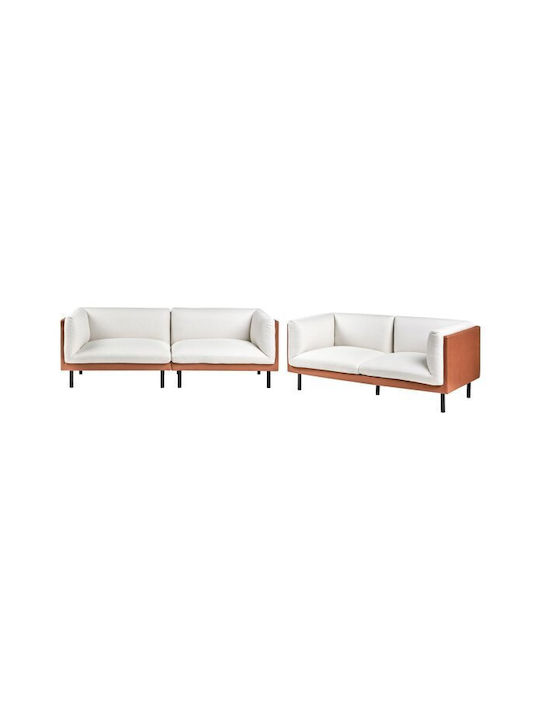 Berwyn 3085 Living Room Furniture Set 3-Seater & 2-Seater White