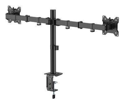 Powertech Βάση Γραφείου για 2 Οθόνες έως 32" με Βραχίονα (PT-1552)