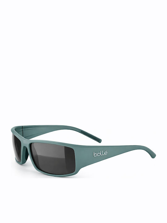 Bolle King Unisex Γυαλιά Ηλίου με Πράσινο Κοκκάλινο Σκελετό και Γκρι Polarized Φακό BS026005