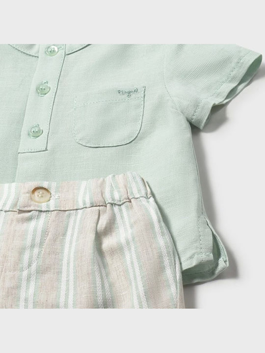 Kids' Set with Shorts Summer 2pcs Aqua