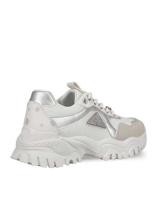 Damen Chunky Sneakers Weiß