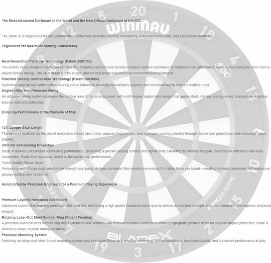 Winmau Blade Στόχος