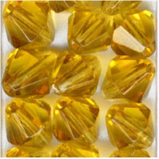 Meyco Glass Bead 6mm Yellow 45pcs