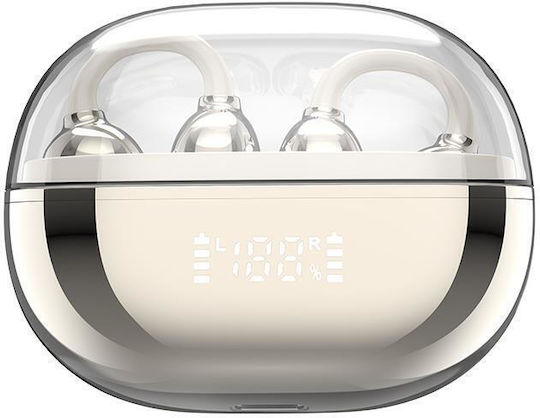 XO G43 Open Ear Bluetooth Handsfree Earphones with Sweat Resistance and Charging Case Gold