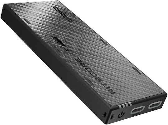 NiteCore NB10000 Gen4 Power Bank 10000mAh με 2 Θύρες USB-C Μαύρο