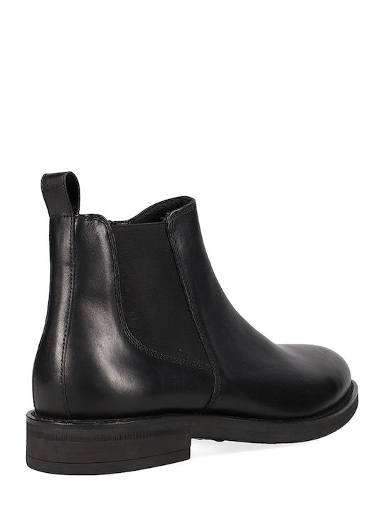 Leather Black Men's Boots
