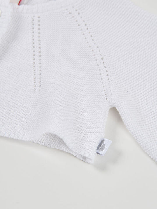 Παιδικό Μπολερό Βαμβακερό Άσπρο