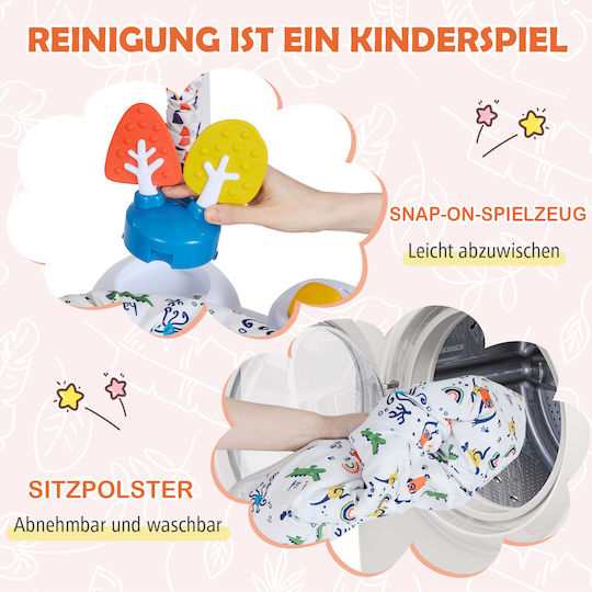Costway Baby Jumper από Ύφασμα με Μουσική, Φως και Ήχους για 6+ Μηνών
