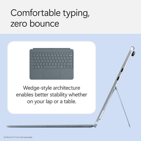 Microsoft Surface Pro Keyboard with Touchpad for Tablet English US Ocean