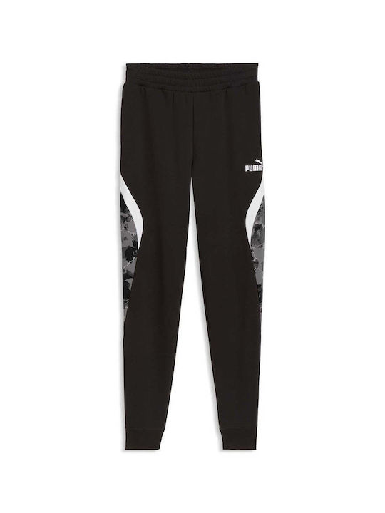 Sweatpants with Elastic Black