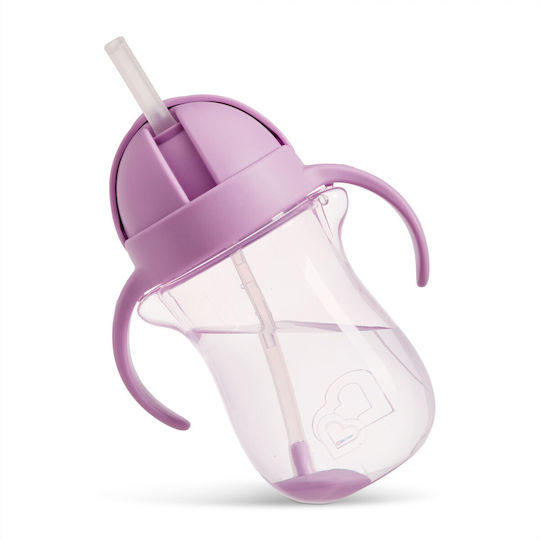 Munchkin Toddler Cup Any Angle Weighted Straw Plastic Purple 296ml for 9m+