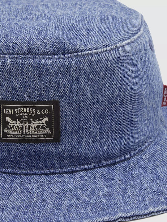 Levi's Υφασμάτινo Ανδρικό Καπέλο Στυλ Bucket Μπλε