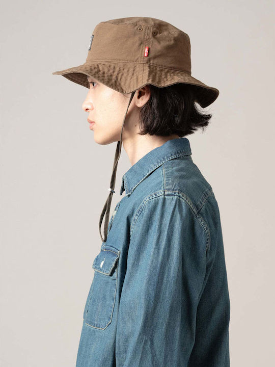 Levi's Текстилна Мъжка Шапка Стил Кофа Бежова
