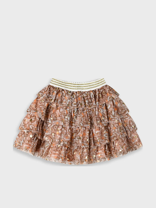 Kids' Tulle Skirt Multicolored Printed