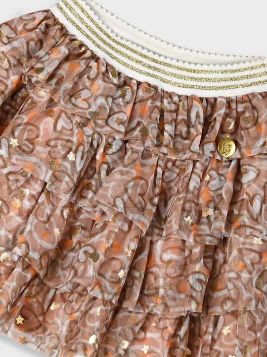 Kids' Tulle Skirt Multicolored Printed
