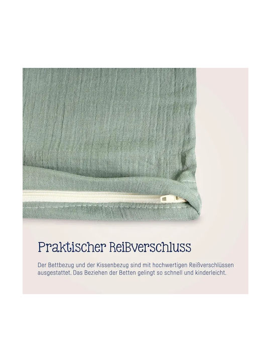 Julius Zöllner Baby Duvet Cover Set With Pillowcase Black 100x135cm
