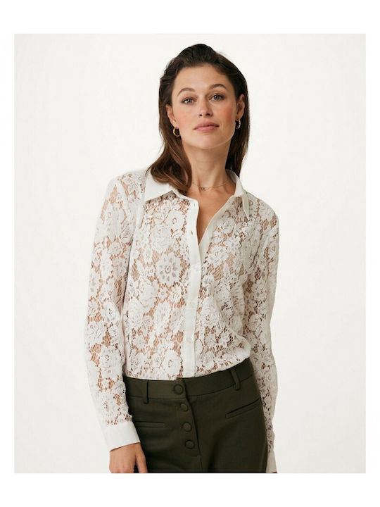 Women's Long Sleeve Shirt Off White