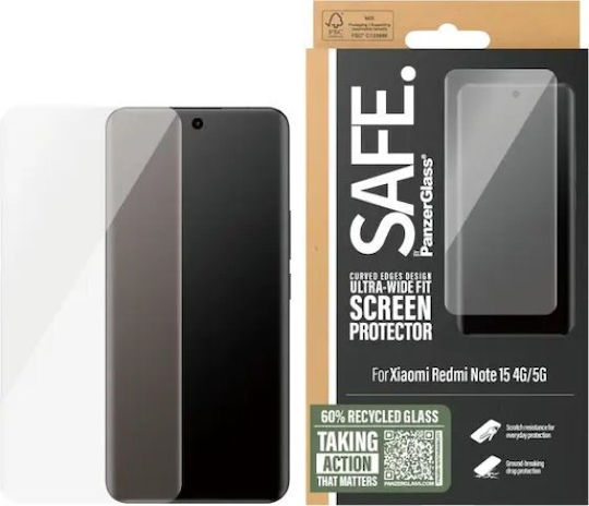 Safe By Panzerglass Displayschutzfolie Xiaomi Redmi Note 15 5g Ultra-breite Passform Pg-sa22448