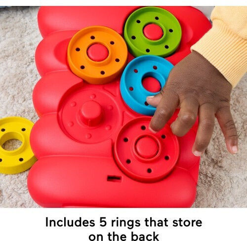 Fisher Price Игра Пирамида Drop Through - Rock-A-Stack За 9+ Месеца