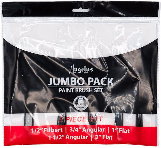 Angelus Jumbo Paint Brush Set 5τεμ