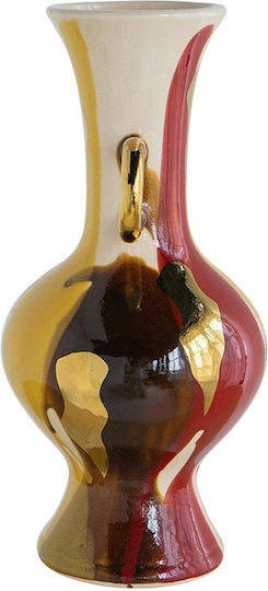 Artekko Διακοσμητικό Βάζο Keramik Ekko Mehrfarbig 16.3x16.3x35cm 1Stück