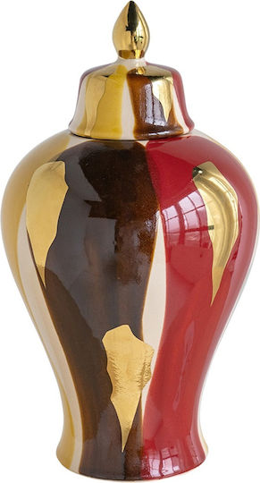 Artekko Βάζο Κεραμικό Ekko Πολύχρωμο Φ19.5xΥ35cm