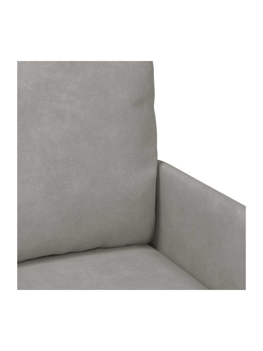 Armchair Light Gray 60x56x80cm