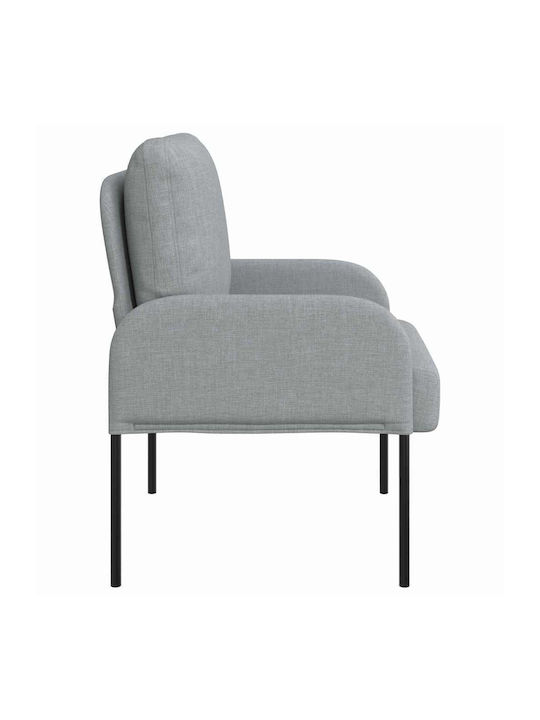 Armchair Light Grey 60x56x80cm